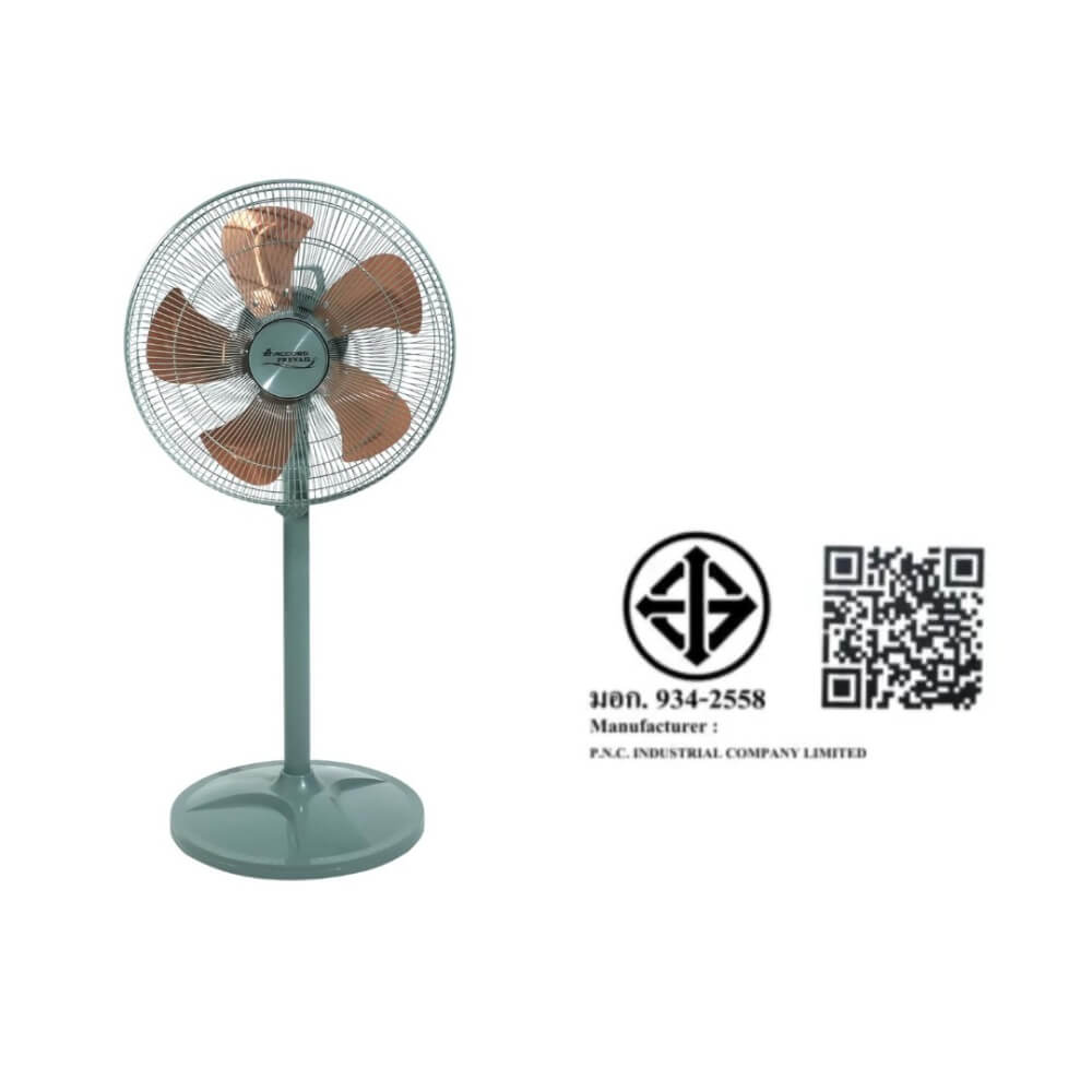 พัดลมตั้งพื้น ACCORD PREVAIL AC-16-40 HP สีเขียว